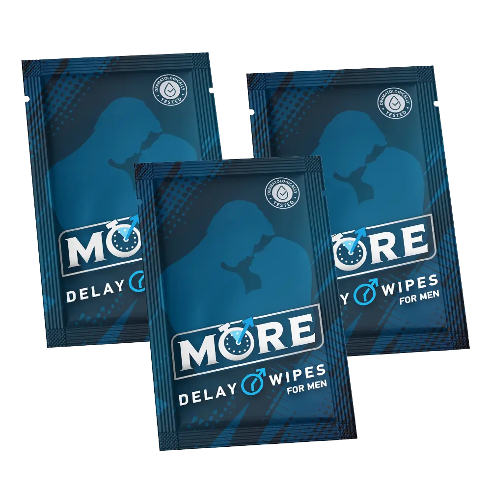 MORE Delay Wipes - Starter Paket